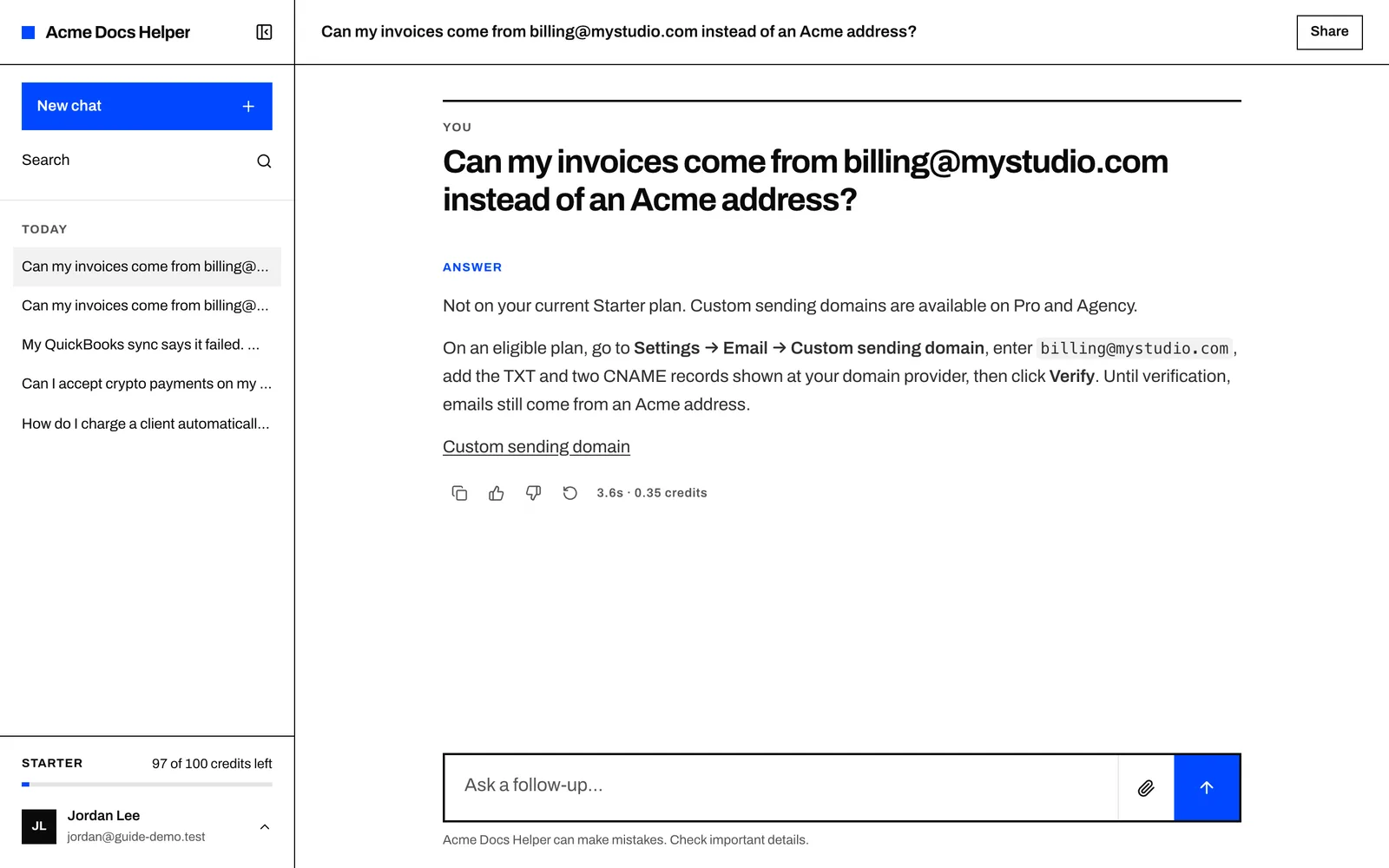 The same question now answered from the new article